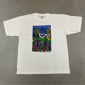 Vintage Southern comfort party Gras graphic t Shirt tagged size XL